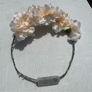 Flower headband - lights up
